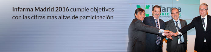  Infarma 2016 ha superado un 15% la participación de la edición de 2014